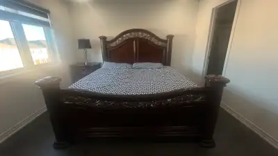 King bed with side table, View more