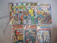 Luke Cage Power Man Marvel Comic lot x 9