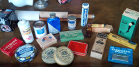 Vintage Medicine Cabinet Items, Approx 20 Pc., See Pictures