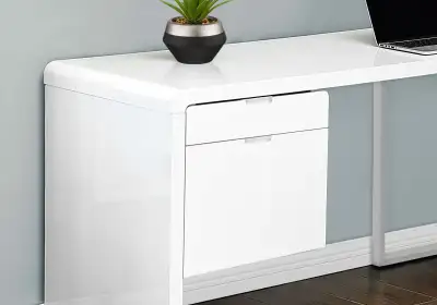Monarch Specialties L-Shaped Office Desk, View more