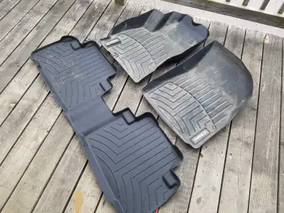 Used 1 year only, then stored ever since. They are not from WeatherTech the brand, but from the Mazd...