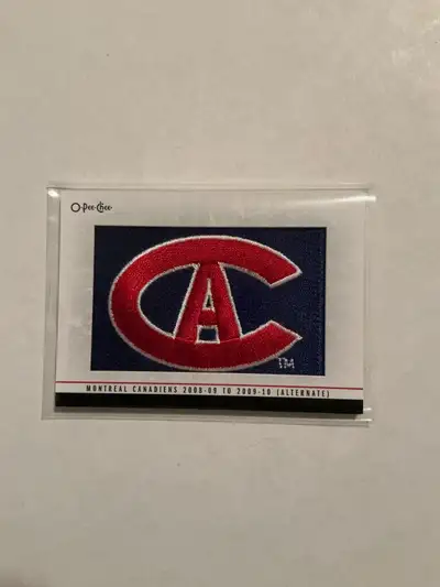 2013-14 O-Pee-Chee Team Logo Patch Montreal Canadiens (Alternate) (123) Cash only Local pickup only