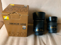 Nikon DX Lens Combo (18-55mm, 55-200mm)
