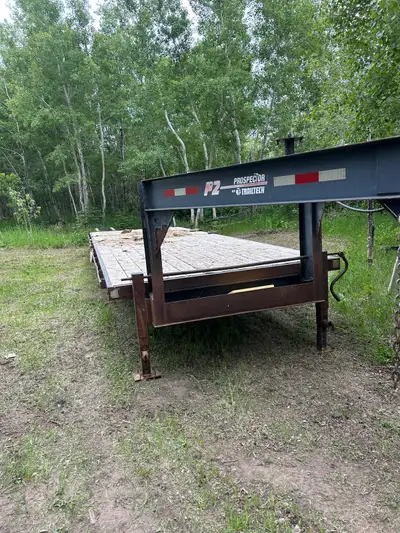 2008 Trailtech 30 feet. Tri-axle needs two tires I will be replacing them. A few boards on deck need...
