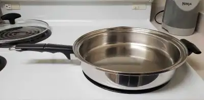 12" Vintage Non-Toxic Surgical Stainless Steel Skillet - , View more