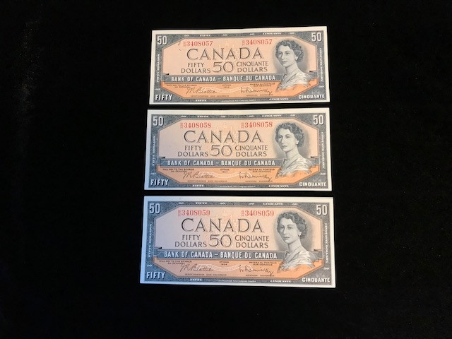 Consecutive # 1954 "Landscape Series" Banknote Lot in Arts & Collectibles in City of Toronto - Image 3