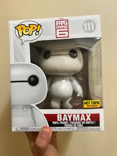 Big Hero 6 Baymax (Diamond, Glitter) 6 inch, Brand New, Sealed in Box $50 Downsizing Collection Pick...