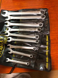 New! Vintage Stanley Forged Allow Wrench Set, 9-pc.