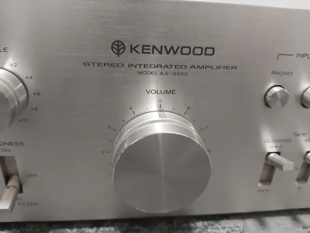 Kenwood KA-3500 Stereo Integrated Amplifier in Stereo Systems & Home Theatre in Kingston - Image 3