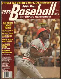 1976 Street and Smith’s Baseball Yearbook - Joe Morgan cover