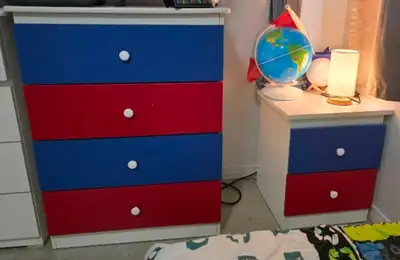 Kids DRESSER & MATCHING NIGHTSTAND. BEST OFFER, View more