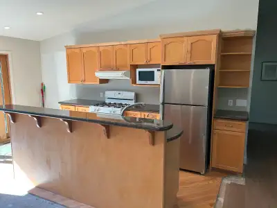 Kitchen cabinets, countertops and appliances for sale., View more
