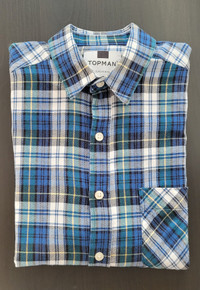 [NEW] Topman Quality Men’s Cotton Shirts x 2