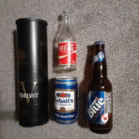 Coke Bottle Labatt's Vintage Can Blue Jay Beer  BV Tube