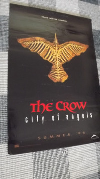 THE CROW CITY OF ANGELS 1996 MOVIE LOGO POSTER/TEASER POSTER