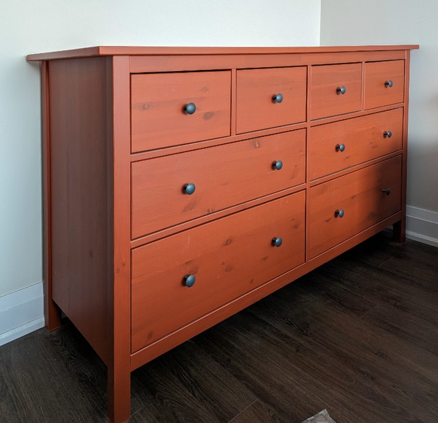IKEA HEMNES Dresser 8drawer, Red Brow stain Dressers & Wardrobes