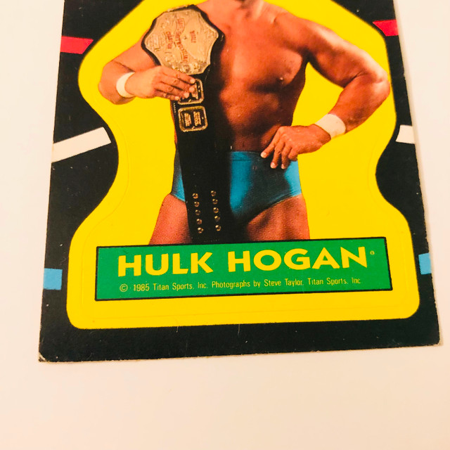 Vtg 1985 WWF Hulk Hogan Titan Sports Wrestling Sticker in Arts & Collectibles in City of Toronto - Image 2