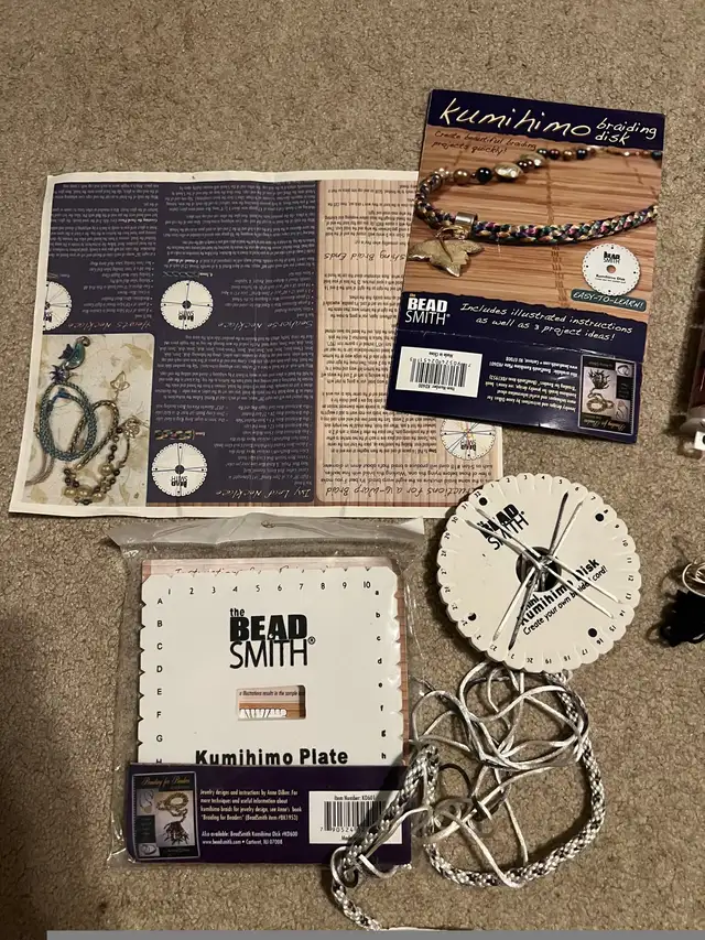 Kumihimo supplies - disk, plate, chinese knotting cord in Hobbies & Crafts in Dartmouth - Image 5