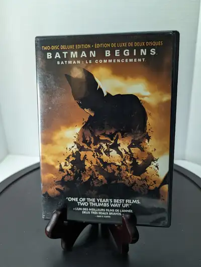 Batman Begins Two-Disc Deluxe Edition DVD Set, View more