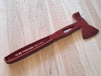 Vintage Tomahawk No 88 mini axe cast iron hammer crate tool