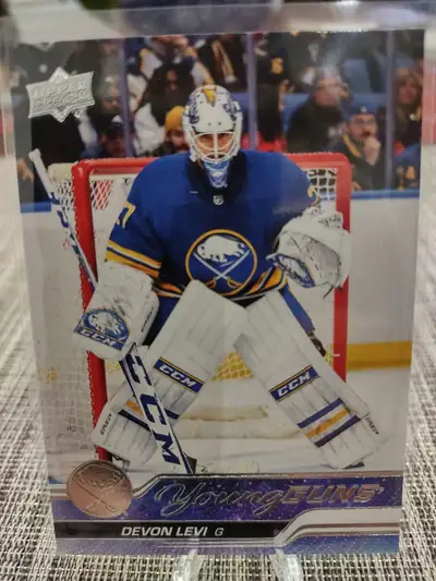 Devon Levi 2023-24 Young Guns and Debut Dates Upper Deck Cards, View more