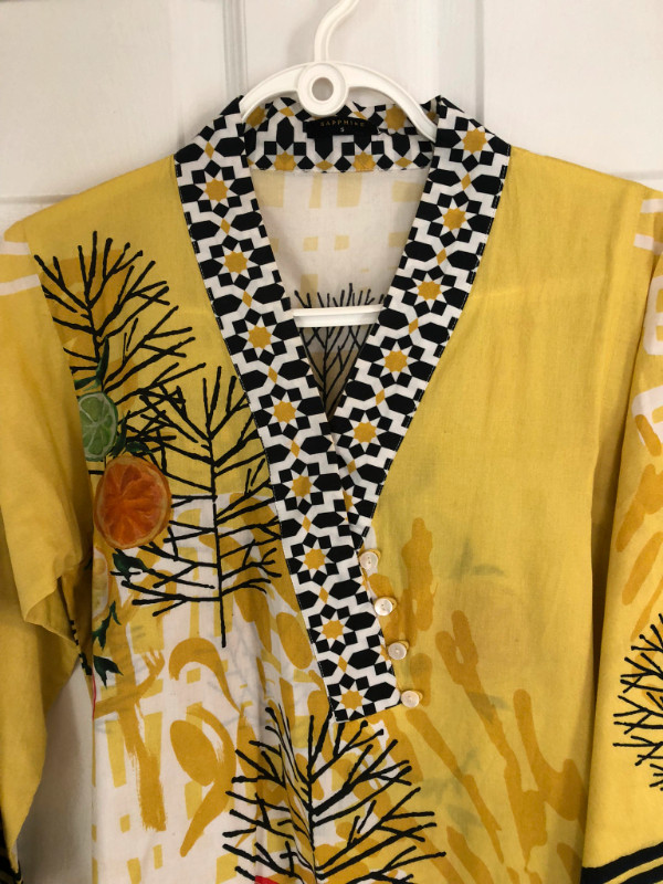 Yellow Kurta Cotton For Summer in Women's - Dresses & Skirts in Mississauga / Peel Region - Image 2