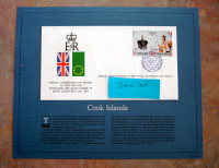 Cook Islands Queen Elizabeth's Silver Jubilee First Day stamp