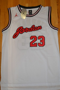 .''NEW w tags. MICHAEL JORDAN' All Embroidered Jersey