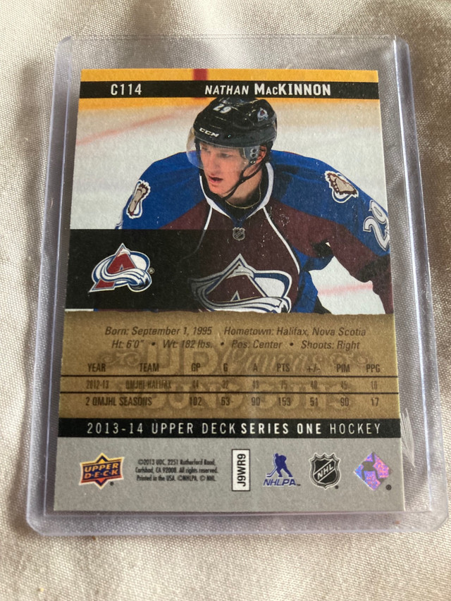 Rear tail fin 25$, young guns Nathan McKinnon $200.00 obo in Arts & Collectibles in St. Albert - Image 3