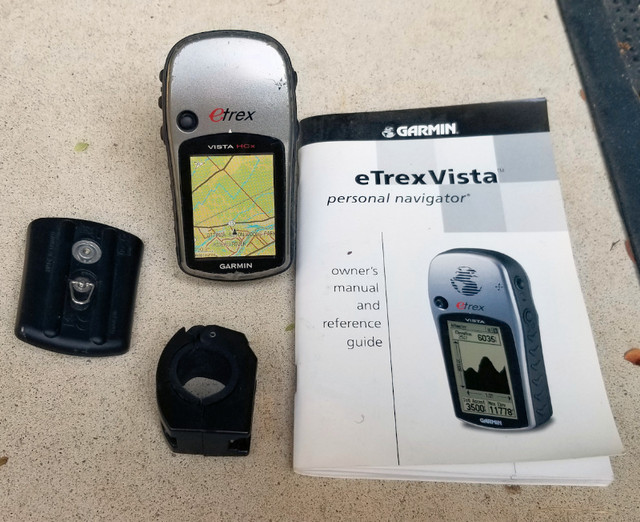 Garmin eTrex Vista HCx GPS - handlebar mount - 2GB maps | Fishing, Camping  & Outdoors | Ottawa | Kijiji