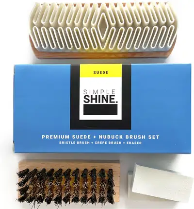 Premium Suede Brush Nubuck Cleaner Crepe Brush and Seude Eraser, View more
