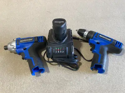 Mastercraft 12 Volt Drill and Impact Driver Set, View more