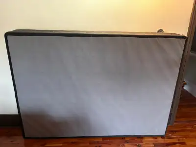Double bed box spring and metal bed frame, View more