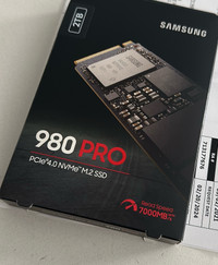 Samsung 980 PRO Heatsink 2TB NVMe PCI-e Internal Solid State Dri