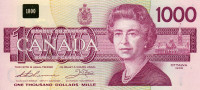 Canadian $1,000 / $1000 / One Thousand Dollar Bill bank note