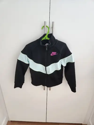 Nike Kids Black & Teal Heritage Jacket - Size Small, View more
