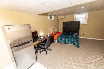 Available from December 1st. Separate Entrance. Great for 2 people. Unfurnished but includes these a...