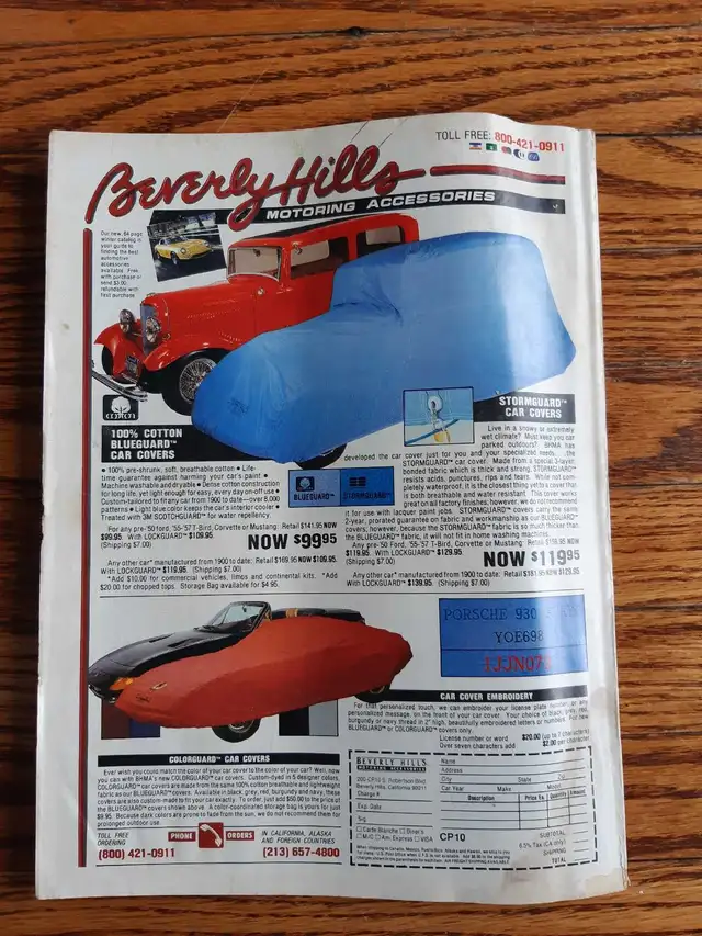 CARS & PARTS MAGAZINE OCTOBER 1987 IN GOOD CONDITION in Magazines in Mississauga / Peel Region - Image 2