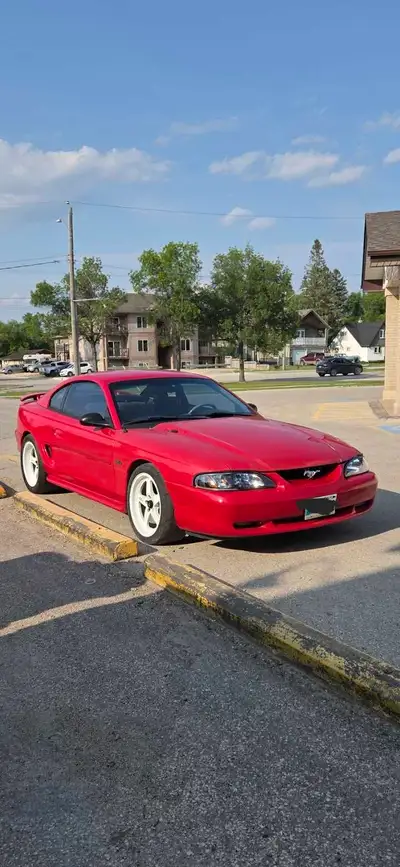 1997 Mustang GT 156k Km Not safetied Clean title 4.6L v6 5spd manual. Cold air intake Stage 4 comp c...
