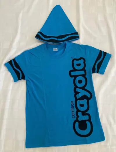 Crayola Cerulean T-shirt and Hat Costume, View more