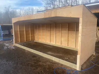 Shelters start at $895 All Plywood is premium 3/8 fir exterior grade (No spruce plywood) Roof is bui...