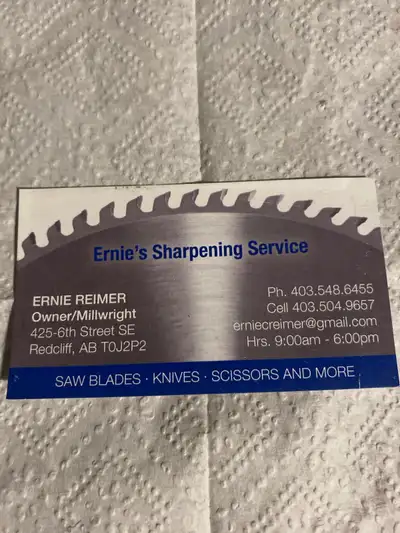 home based sharpening business for sale , View more