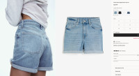 H&M Size 18-20 Jean Shorts X 8 - FREE