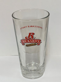 Rickard’s Impeccable Taste Beer Glasses Qty 15
