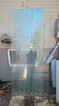 Tempered glass panels for shower enclosure porte de douche verre