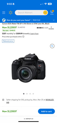 Canon Camara with carbon fibre tripod and camara bag$1000obo