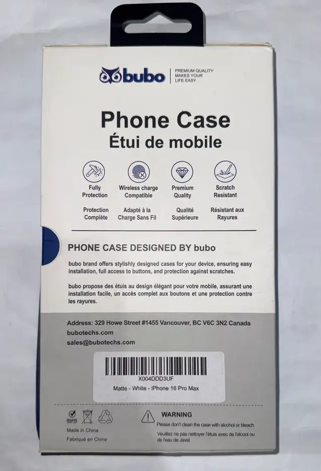 Bubo iPhone 16 Pro Max Case in Cell Phone Accessories in City of Toronto - Image 3