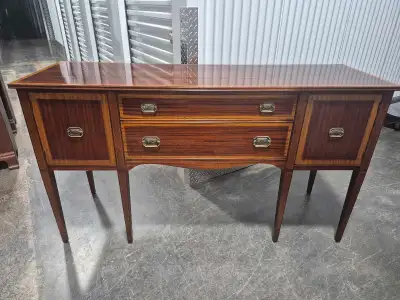 Vintage Mahogany Sideboard Buffet Credenza Media Stand , View more