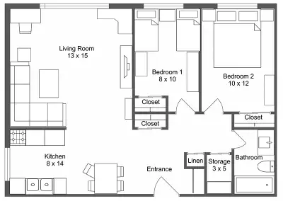 Pet Friendly 2 bedroom suite for rent