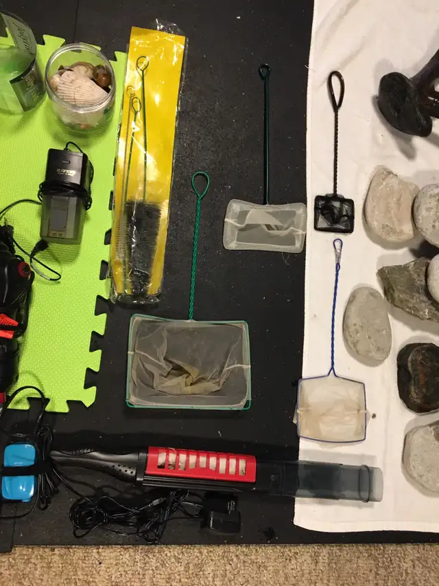 AQUARIUM STUFF FOR SALE ROCKS TANKS ETC - Pickering  in Fish for Rehoming in City of Toronto - Image 4